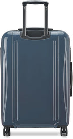 DELSEY PARIS Helium Aero Hardside Expandable Luggage with Spinner Wheels, Orion Blue, Checked-Medium 24 Inch