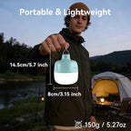 VAVOFO 20W LED Camping Lantern Rechargeable, 1200LM, 3000mAh Portable Tent Light , IP65 Waterproof Flashlight Lanterns for Outdoor ,Power Outages,Camping (Green)