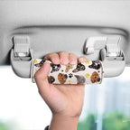 BIGCARJOB Set of 2 Pcs Luggage Handle Wraps with Cute Puppy Print Suitcase Handle Sleeve Cover Identifier Travel Bag Wraps Washable Trolley Case Grip Cover Set Travel Accessories