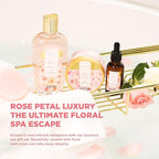 Spa Luxetique Spa Baskets for Women Gift, Womens Spa Gift Baskets, 15pcs Rose Spa Sets, Spa Kit Includes Body Oil, Bubble Bath, Bath Sets for Women, Mothers Day Gifts