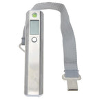 Digital Luggage Scale 50kg Portable Handheld Travel Luggage Weight Scale with Tape Measure for Travel and Shipping