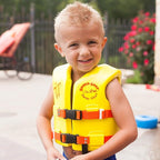 TRC Recreation Super Soft Child Life Jacket USCG Approved Vinyl Coated Foam Swim Vest for Kids Swimming Pool and Beach Gear