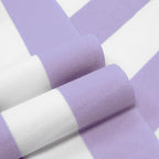 HENBAY Large Oversized Beach Towel - 35 x 70 Inch Microfiber Pool Towel, Purple Striped Quick Dry Cabana Swim Towel