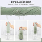 Rainleaf Microfiber Towel Perfect Travel & Gym & Camping Towel. Quick Dry - Super Absorbent - Ultra Compact - Lightweight. Suitable for Trip, Beach, Shower, Backpacking, Pool