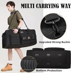 130L Extra Large Duffle Bag for Men, Heavy Duty Duffle Bag for Travel, Large Sports Gym Equipment Bag for Hockey Football Baseball Soccer Basketball & Drum Hardware