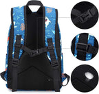 CAMTOP Preschool Backpack for Kids Boys Toddler Backpack Kindergarten School Bookbags (Cute Shark-Navy)