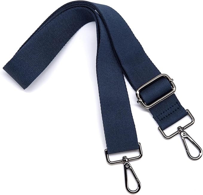 S&loyoe Thickened Solid Color Purse Straps Replacement Crossbody Bag Strap Adjustable Wide Guitar Straps for Handbags 1.5inch