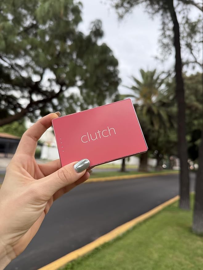 Clutch - Pro USB-C Portable Charger - Compatible with iPhone 15, 16, 17 & Android Devices - Power Bank Magnetic Battery - TSA Travel Approved - USB Rechargeable - Built-in Cable - 5000 mAh - 3.7oz
