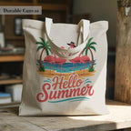 Aesthetic Canvas Tote Bag, Cute Reusable Bags for Women with Inner Pocket