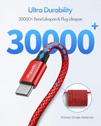 etguuds USB C to USB C Cable 3ft, 2-Pack 60W USBC to USBC Cord, Type C to C Charger Cable Fast Charging for iPhone 17 16 15 Pro Max Plus Air, Samsung Galaxy S25 S24 S23, for MacBook/iPad, Pixel