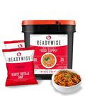 ReadyWise Entrée Bucket - 60 Servings, Emergency Food Supply for Survival Kit, Protein Meals, Freeze Dried Food, Ready to Eat Camping & Road Trip Essentials, up to 25 Year Shelf Stable Life