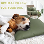 Kigley 12 Pack Mini Pillows for Daycare 9.1 x 13.8'' Small Travel Pillow Bulk Soft Breathable Cotton Pillow for Nap Travel Pet Neck Lumbar Purse Insert (Olive Green)