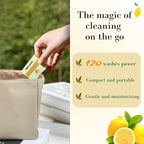 flowcheer Paper Soap Sheets For Hand Washing - (120 Pcs) Coconut Scent Portable Travel Soap Sheets, Eco-Friendly, Dissolvable soap sheets for travel, Hiking, Outdoor, School