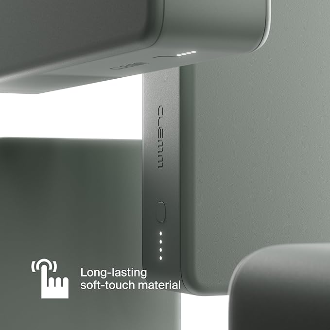 Clemm Portable Charger Quick Charging Power Bank (Gray, 30000, Milliamp Hours)