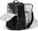 Baggallini Everyday Laptop Backpack - 11x15.5 Lightweight Water-Repellent Nylon Travel Bag w/Padded Laptop Sleeve & RFID