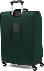 Travelpro Maxlite 5 Softside Expandable Luggage with 4 Spinner Wheels, Lightweight Suitcase, Men and Women, Forest Green, Checked-Medium 25-Inch