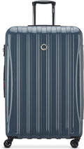 DELSEY PARIS Helium Aero Hardside Expandable Luggage with Spinner Wheels, Orion Blue, Checked-Large 28 Inch