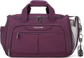 Hanke Small Travel Duffel Bag, Under Seat Carry On Personal Item Bag with 11 Pockets, Lightweight Water Resistant Foldable Weekender Bag with Trolley Sleeve for Travel Gym Daily Use（Purple）