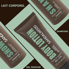 Body & Earth, Father’s Day Gifts, Birthday, Christmas Gifts for Boyfriend Husband, Gift for Men, 3PC Mens Gift Baskets, Mens Hygiene Kit, with Sandalwood Body Wash, Body Lotion and Shampoo