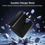 45W Samsung Super Fast Charger Block, 2Pack Type C Fast Charging Block with 3FT USB C Charger Cable(TPE Cable Not Nylon Braided) Compatible with Galaxy S24 S23 S22 S21 Ultra/S20 Ultra/Note 20 Ultra