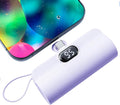 Mini power bank 5500mAh Portable Power Bank,Dual USB-C ports Cell Phone Power Charger, LCD LED Display Battery Compatible with iPhone17/16/15 plus/15 pro/15 pro Max/Android phone/Samsung/Moto/LG etc