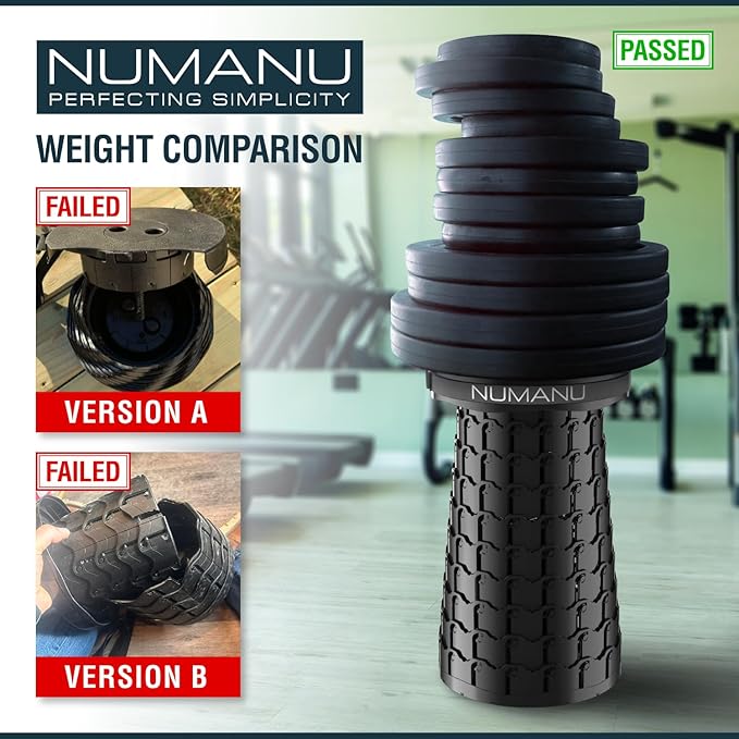 NUMANU 2026 Upgraded XXL Collapsible Stool & 3IN1 Cushioned Carry Bag, 2.7"-19.7" Height Adjustable, Max 1,000lbs Portable Retractable Telescoping Seat, Foldable Camping Stool for Adults (XXL Round)