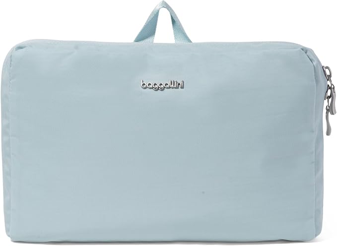 Baggallini Carryall Expandable Lightweight Travel Tote 22" Packable Folding Compact Nylon Washable Weekender w/Luggage Sleeve