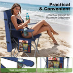 VTOY Portable Camping Chair with Canopy - Folding Chair with Canopy, Durable 600D Oxford Canopy Chair for Camping, Beach, Picnics, Fishing & Sports