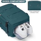 coofay Extra Large Backpack For Traveling On Airplane Carry On Backpack Flight Approved Personal Item Travel Backpack For Women Men Airline Approved Gym Bag With Shoe Compartment Weekender Hiking Bag