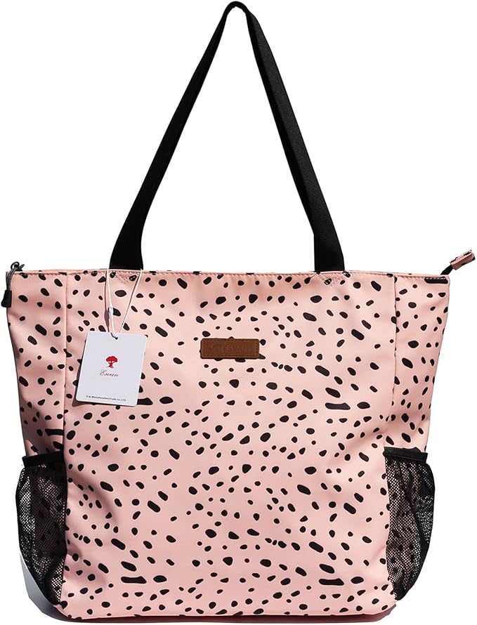 Original Floral Water Resistant Large Tote Bag Shoulder Bag for Gym Beach Travel Daily Bags Upgraded