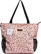 Original Floral Water Resistant Large Tote Bag Shoulder Bag for Gym Beach Travel Daily Bags Upgraded