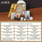 Birthday Gifts for Women, Birthday Spa Gift Basket for Women & Men, Luxury Birthday Spa Gift Box, Rich Bath Essentials, Butter, Candle, happy birthday gifts box for women bath and body care