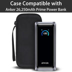 co2CREA for Anker Prime 26,250mAh Power Bank, Hard Travel Case Compatible with Anker A110A 300W Portable Charger, Case Only (Black Case)