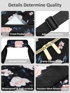 Expandable Travel Duffle Bags Weekender Overnight Bags for Women Men Hospital Bag for Women Labor Delivery with Toiletry Bag Waterproof