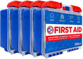Be Smart Get Prepared 110 pc First Aid Kit (4 Pack): Clean, Treat, Protect Minor Cuts, Home, Office, Car, School, Business, Travel, Emergency, Outdoor, Camping & Sports (Packaging May Vary)