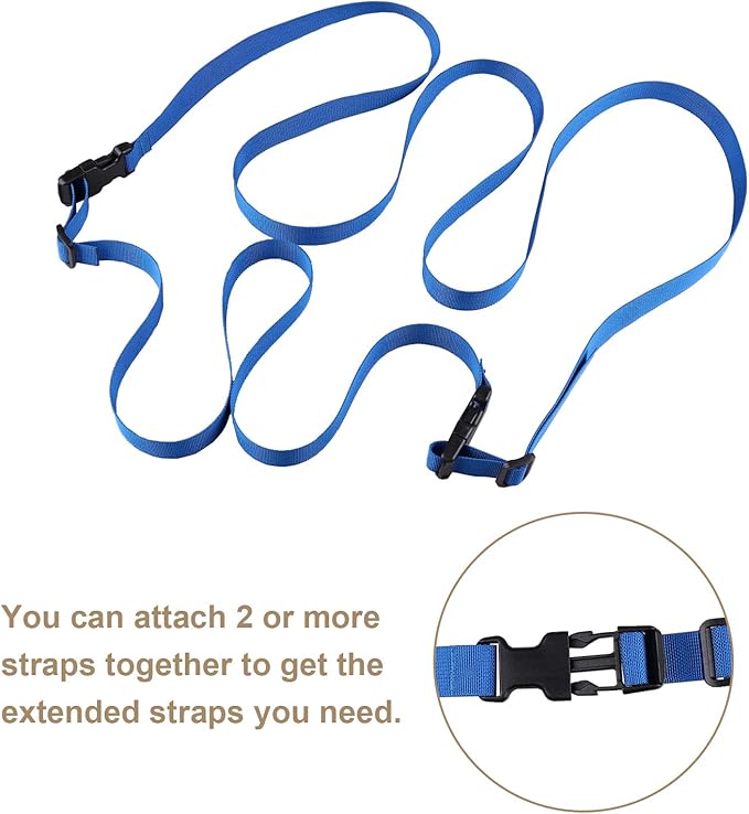 MAGARROW 24" 40" 60" 100" Strap Buckle Packing Straps Adjustable 1-Inch Belt