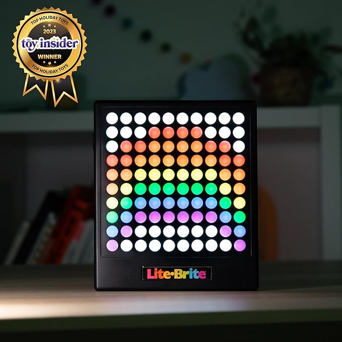 Lite-Brite Touch - Create, Play and Animate - Light Up Portable Stem Sensory Learning Toy, Creative Art Stem Toy for Girls, Boys, Unisex, Toddler, Holiday, Birthday, Gift, Ages 6+