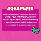 Skillmatics Aqua Puffs – 3D Art Kit, Girl Power, Mess-Free Paint by Number Craft for Kids, DIY Color & Inflate Activity, Travel Toys & Creative Gifts for Girls Ages 4, 5, 6, 7, 8, 9, 10