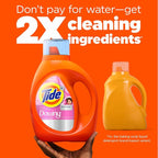 Tide Plus Boost of Ultra Downy Liquid Laundry Detergent, April Fresh Scent, 148 fl oz, 105 Loads, Laundry Detergent Liquid with Long-Lasting Freshness