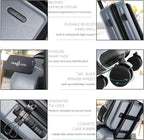 22 Inch Carry On Luggage 22x14x9 Airline Approved, Carry On Suitcase with Wheels, Hard-shell Carry-on Luggage, Grey Small Suitcase, Hardside Luggage Carry On with Cosmetic Carry On Bag