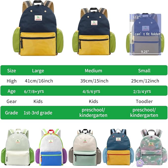 12 Inch Toddler Backpack for Boys Girls 2-4, School Mini Backpack for Travel, Small Kids Child Backpacks, Preschool Kindergarten Elementary Toddler Bag, Small