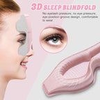 3D Advanced Eye Mask for Sleeping，Ultra Delicate Soft Skin Friendly Eye mask，100% Blackout Sleep Eye Mask for Sleep, Eyelash Extension Sleep mask
