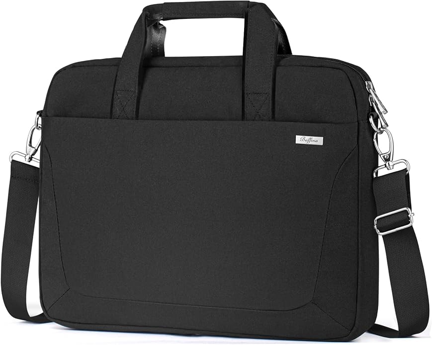 BAFFINA Laptop Shoulder Bag 15.6 16 17.3 Inch for Men Women,Waterproof Computer Carrying Case Messenger Bag Briefcase Work