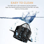 Pour Over Coffee Maker,Portable Stainless Steel Reusable Coffee Filter, Mini Collapsible Paperless Single Serve 1 Cup Coffee Dripper Cup Easy To Clean For Travel Camping