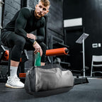 C&F BOGMOST Small Travel Duffel Bag Foldable Waterproof Gym Bag for Gym Beach Swim Bag Men Women Duffle Bag Lightweight Oxford Cloth Sports Bag-Grey