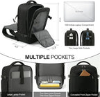 TILYMOL Travel Backpack for Women & Men - 15.6 inch Laptop Backpack Airplane Flight Approved, Large Carry On Anti-theft Bag for Travel Work Business Weekender