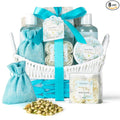 Mothers Day Gifts for Women, Bath & Body Gift Basket, Gardenia Tulip Gifts for Mom Spa Gift Set for Women, Self-Care Relaxation Gift, Home Spa Kit Mini Bag Wallet, Birthday, Christmas, Anniversary