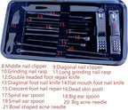 Nail Clippers Set for Men Women Parent Earpick EarpickerProfessional Manicure Set BWLSMART 21 Pieces Pedicure Kit, Nail Care and Grooming Kit with Travel Case Fingernail and Toenail Clipper Cutters