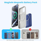 Magnetic Portable Charger with Apple-Watch Charger,10800mAh 25W PD Fast Charging Wireless Power Bank,4 Outputs Travel Essential for Magsafe Battery Pack Compatible with iPhone 17/16/15/14/13/12 Series