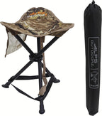 ALPS OutdoorZ Lightweight Packable Blind Chair Tri-Leg Stool – Portable Hunting Seat in Mossy Oak Country Roots with Steel Frame, Compact Fold Design for Waterfowl, Upland & Field Hunting